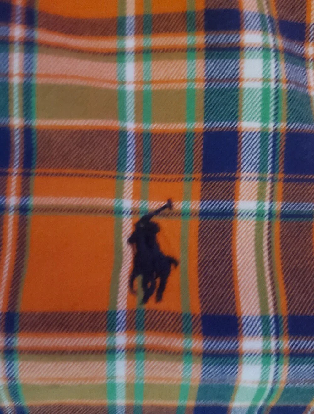 Ralph Lauren Fall Plaid Button Down Long Sleeve Shirt Boys XL 18-20